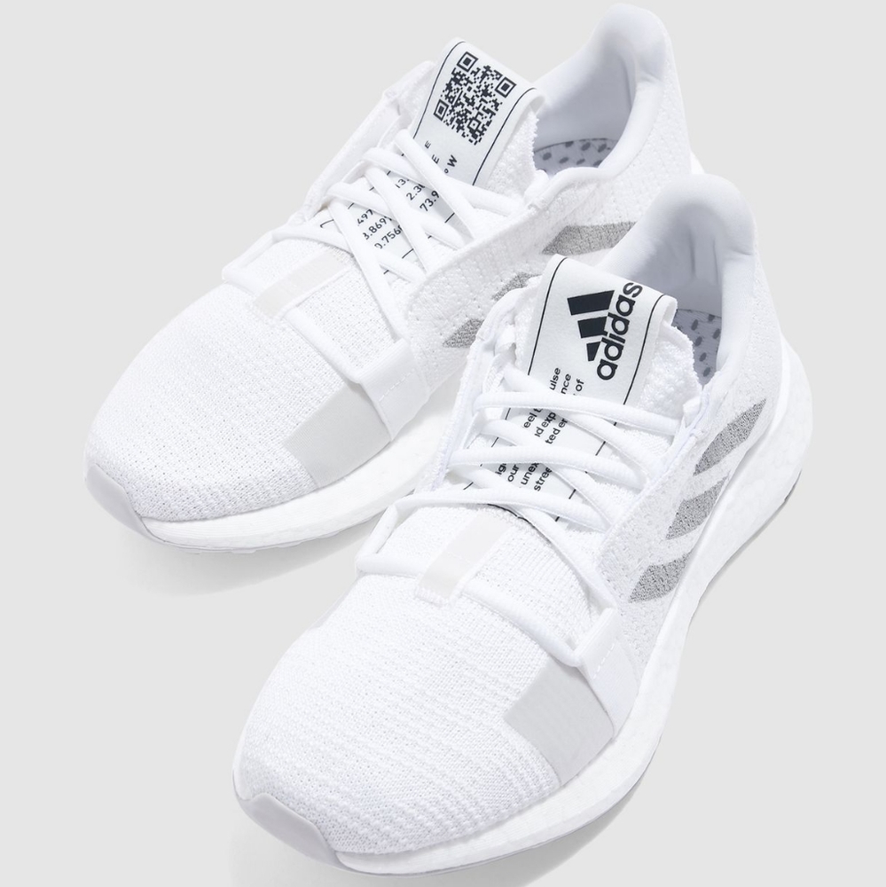 ADIDAS Sense Boost go  Size 14 🔥 NWT 🔥🔥Wht Gry